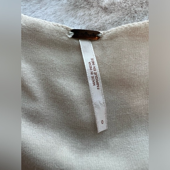 Free People Jasmine Embroidered Mini Dress Size 0 - Picture 7 of 9